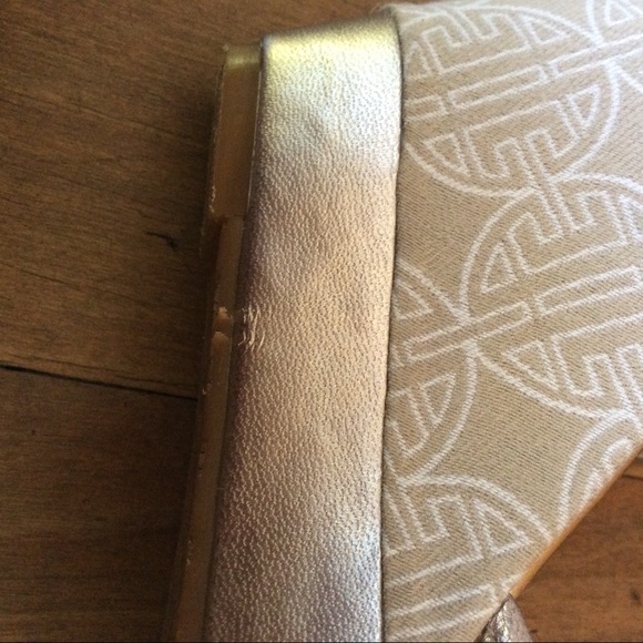 Champagne gold platform wedges - Picture 3 of 7